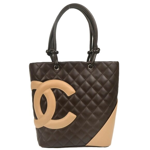 CHANEL Handbags - Chanel Brown Calfskin Cambon Ligne Tote Handbag XX92057